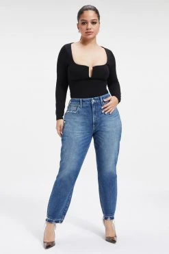 GOOD AMERICAN Good Petite GOOD GIRLFRIEND PETITE | INDIGO114