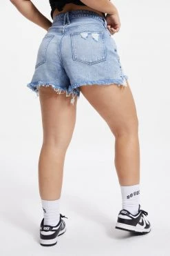 GOOD AMERICAN GOOD GIRLFRIEND SHORT | INDIGO108