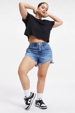 GOOD AMERICAN GOOD GIRLFRIEND SHORT | INDIGO109