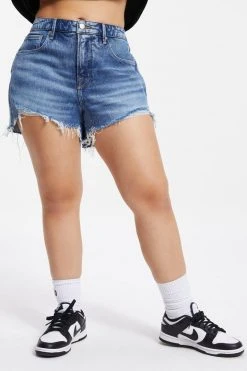 GOOD AMERICAN GOOD GIRLFRIEND SHORT | INDIGO109