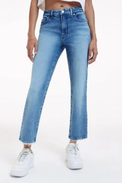 GOOD AMERICAN GOOD ICON CROP | INDIGO260 Brand New Denim