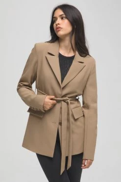 GA-SALE TRENCH BLAZER | CAMEL003 Tops