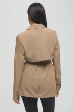 GA-SALE TRENCH BLAZER | CAMEL003 Tops
