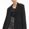 GOOD AMERICAN BOYFRIEND BLAZER | BLACK001 Good '90s