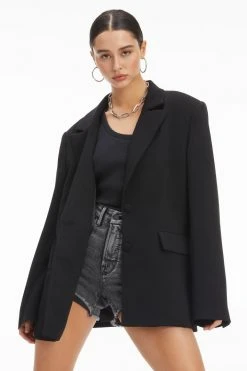 GOOD AMERICAN BOYFRIEND BLAZER | BLACK001 Good '90s