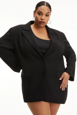 GOOD AMERICAN BOYFRIEND BLAZER | BLACK001 Good '90s