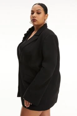 GOOD AMERICAN BOYFRIEND BLAZER | BLACK001 Good '90s