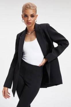 Best Pirce ❤️ GOOD AMERICAN THE SCUBA BOSS BLAZER 2.0 | BLACK001 Tops 🎉 21 GOOD AMERICAN THE SCUBA BOSS BLAZER 2.0 | BLACK001 Tops