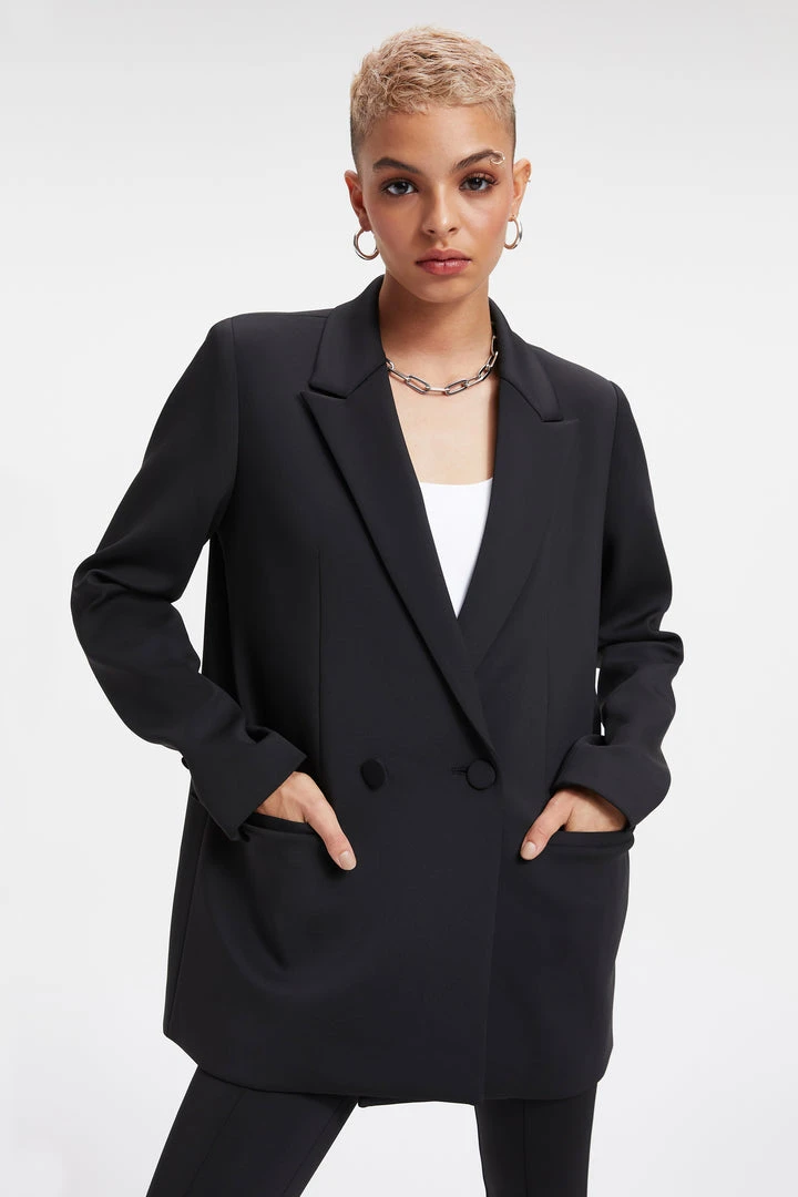 Best Pirce ❤️ GOOD AMERICAN THE SCUBA BOSS BLAZER 2.0 | BLACK001 Tops 🎉 7 GOOD AMERICAN THE SCUBA BOSS BLAZER 2.0 | BLACK001 Tops