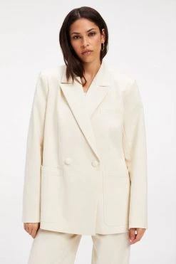 GOOD AMERICAN THE BOSS BLAZER 2.0 | BONE001