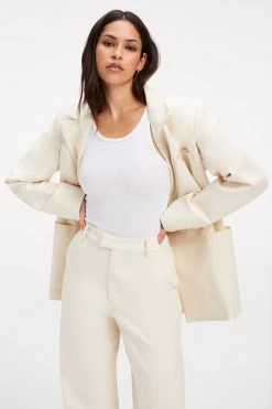 GOOD AMERICAN THE BOSS BLAZER 2.0 | BONE001