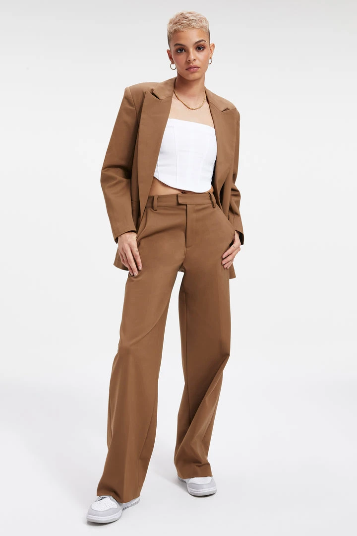 New ❤️ GOOD AMERICAN Tops THE BOSS BLAZER 2.0 | SEPIA001 ⌛ 5 GOOD AMERICAN Tops THE BOSS BLAZER 2.0 | SEPIA001