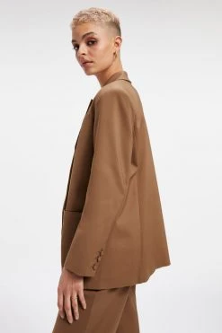 New ❤️ GOOD AMERICAN Tops THE BOSS BLAZER 2.0 | SEPIA001 ⌛ 14 GOOD AMERICAN Tops THE BOSS BLAZER 2.0 | SEPIA001