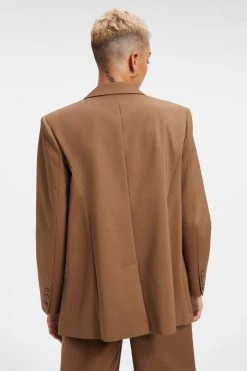 New ❤️ GOOD AMERICAN Tops THE BOSS BLAZER 2.0 | SEPIA001 ⌛ 15 GOOD AMERICAN Tops THE BOSS BLAZER 2.0 | SEPIA001