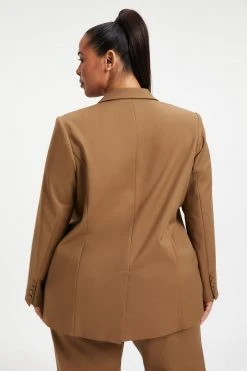 New ❤️ GOOD AMERICAN Tops THE BOSS BLAZER 2.0 | SEPIA001 ⌛ 21 GOOD AMERICAN Tops THE BOSS BLAZER 2.0 | SEPIA001