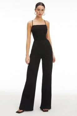 GOOD AMERICAN Jumpsuits VACAY PALAZZO JUMPSUIT | BLACK001