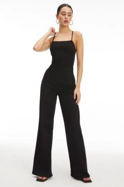 GOOD AMERICAN Jumpsuits VACAY PALAZZO JUMPSUIT | BLACK001
