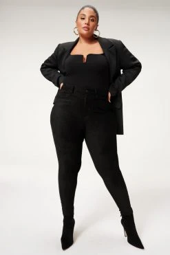 GOOD AMERICAN GOOD LEGS SUEDE-LIKE | BLACK033