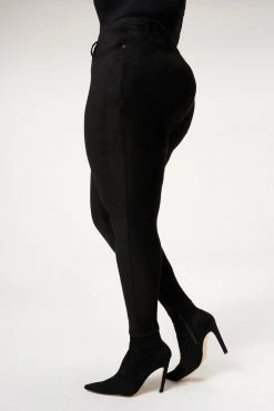 GOOD AMERICAN GOOD LEGS SUEDE-LIKE | BLACK033