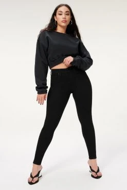 GOOD AMERICAN High Waisted ALWAYS FITS GOOD LEGS | BLACK165