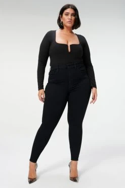 GOOD AMERICAN High Waisted ALWAYS FITS GOOD LEGS | BLACK165