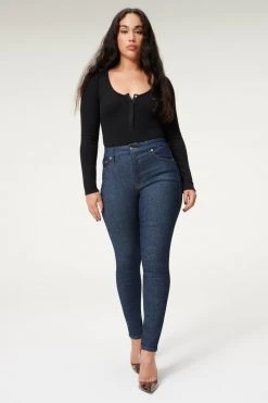 GOOD AMERICAN ALWAYS FITS GOOD LEGS | DEEP BLUE004