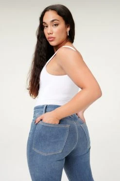 GOOD AMERICAN Skinny ALWAYS FITS GOOD LEGS | DEEP BLUE006