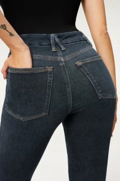 GOOD AMERICAN ALWAYS FITS GOOD LEGS | DEEP BLUE003 High Waisted
