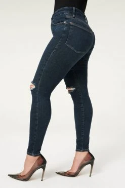 GOOD AMERICAN ALWAYS FITS GOOD LEGS | DEEP BLUE003 High Waisted