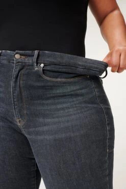 GOOD AMERICAN ALWAYS FITS GOOD LEGS | DEEP BLUE003 High Waisted