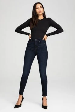 GOOD AMERICAN GOOD LEGS | BLUE224 High Waisted