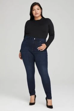 GOOD AMERICAN GOOD LEGS | BLUE224 High Waisted