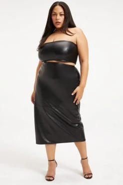 Deals ⭐ GOOD AMERICAN BETTER THAN LEATHER BANDEAU | BLACK001 ⌛ 30 GOOD AMERICAN BETTER THAN LEATHER BANDEAU | BLACK001