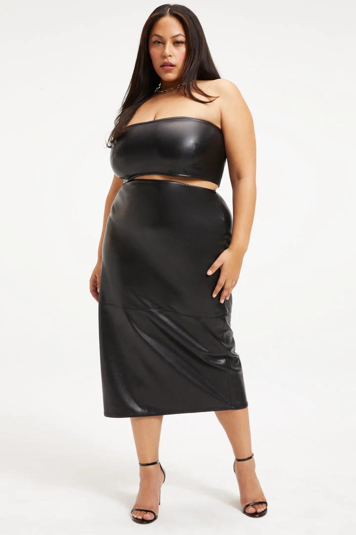 Deals ⭐ GOOD AMERICAN BETTER THAN LEATHER BANDEAU | BLACK001 ⌛ 15 GOOD AMERICAN BETTER THAN LEATHER BANDEAU | BLACK001