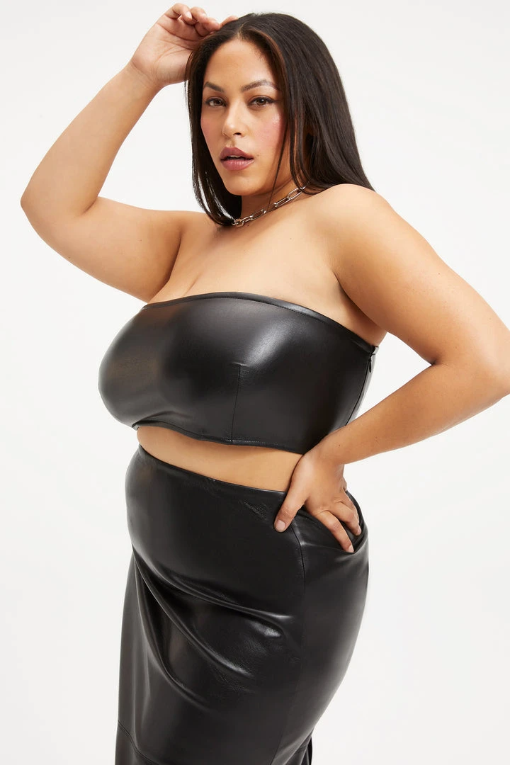 Deals ⭐ GOOD AMERICAN BETTER THAN LEATHER BANDEAU | BLACK001 ⌛ 13 GOOD AMERICAN BETTER THAN LEATHER BANDEAU | BLACK001