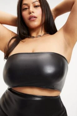 Deals ⭐ GOOD AMERICAN BETTER THAN LEATHER BANDEAU | BLACK001 ⌛ 26 GOOD AMERICAN BETTER THAN LEATHER BANDEAU | BLACK001