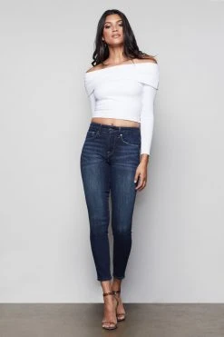 GA-SALE GOOD LEGS CROP | BLUE260 High Waisted