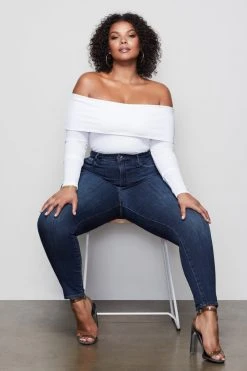 GA-SALE GOOD LEGS CROP | BLUE260 High Waisted