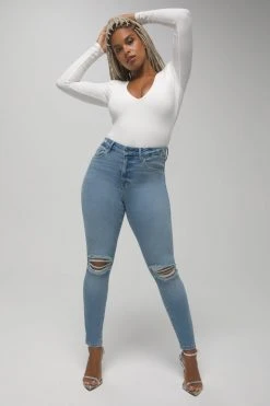 Discount ⭐ GA-SALE GOOD LEGS CROP | BLUE523 ⌛ 22 GA-SALE GOOD LEGS CROP | BLUE523