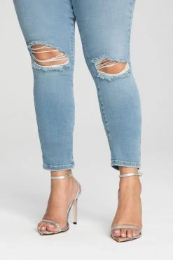 Discount ⭐ GA-SALE GOOD LEGS CROP | BLUE523 ⌛ 30 GA-SALE GOOD LEGS CROP | BLUE523