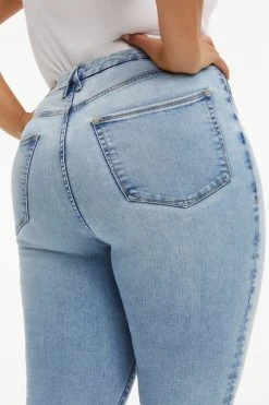 Brand new 👍 GOOD AMERICAN GOOD LEGS CROP CHEWED HEM | INDIGO147 🛒 21 GOOD AMERICAN GOOD LEGS CROP CHEWED HEM | INDIGO147