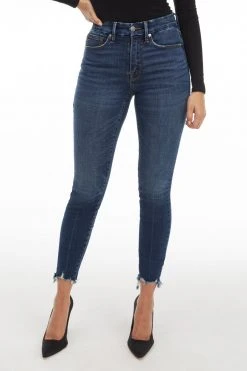 GA-SALE GOOD LEGS CHEWED HEM | BLUE661 High Waisted