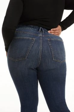 GA-SALE GOOD LEGS CHEWED HEM | BLUE661 High Waisted