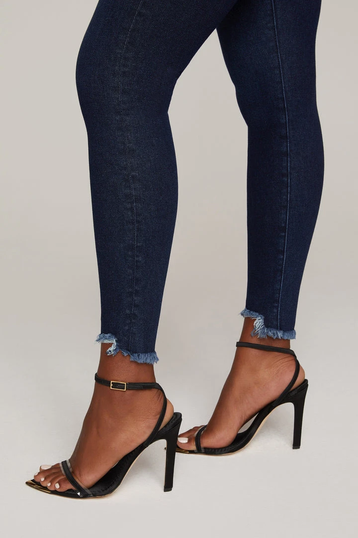 Coupon 🥰 GOOD AMERICAN Skinny GOOD LEGS CHEW BACK POCKETS | BLUE608 😉 6 GOOD AMERICAN Skinny GOOD LEGS CHEW BACK POCKETS | BLUE608