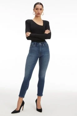 GA-SALE High Waisted GOOD LEGS CIGARETTE | BLUE672