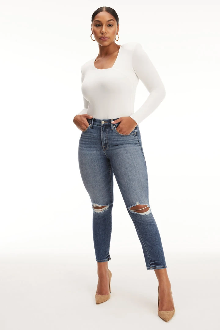 Flash Sale ⌛ GOOD AMERICAN GOOD LEGS CIGARETTE | BLUE673 ✨ 7 GOOD AMERICAN GOOD LEGS CIGARETTE | BLUE673