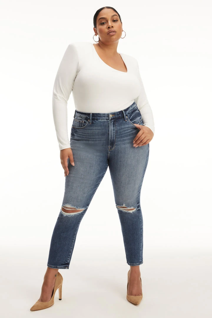 Flash Sale ⌛ GOOD AMERICAN GOOD LEGS CIGARETTE | BLUE673 ✨ 13 GOOD AMERICAN GOOD LEGS CIGARETTE | BLUE673