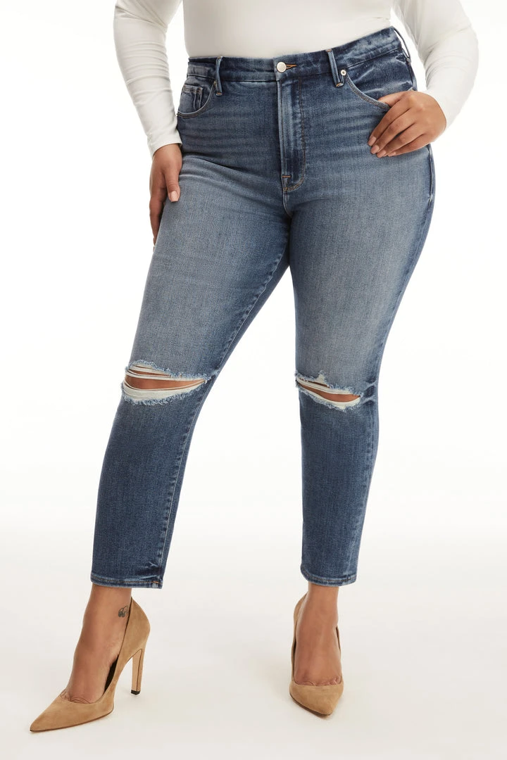 Flash Sale ⌛ GOOD AMERICAN GOOD LEGS CIGARETTE | BLUE673 ✨ 14 GOOD AMERICAN GOOD LEGS CIGARETTE | BLUE673