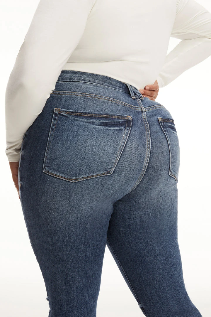 Flash Sale ⌛ GOOD AMERICAN GOOD LEGS CIGARETTE | BLUE673 ✨ 17 GOOD AMERICAN GOOD LEGS CIGARETTE | BLUE673