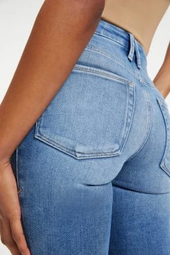 Promo ⭐ GOOD AMERICAN High Waisted GOOD LEGS CIGARETTE | INDIGO013 ✨ 20 GOOD AMERICAN High Waisted GOOD LEGS CIGARETTE | INDIGO013